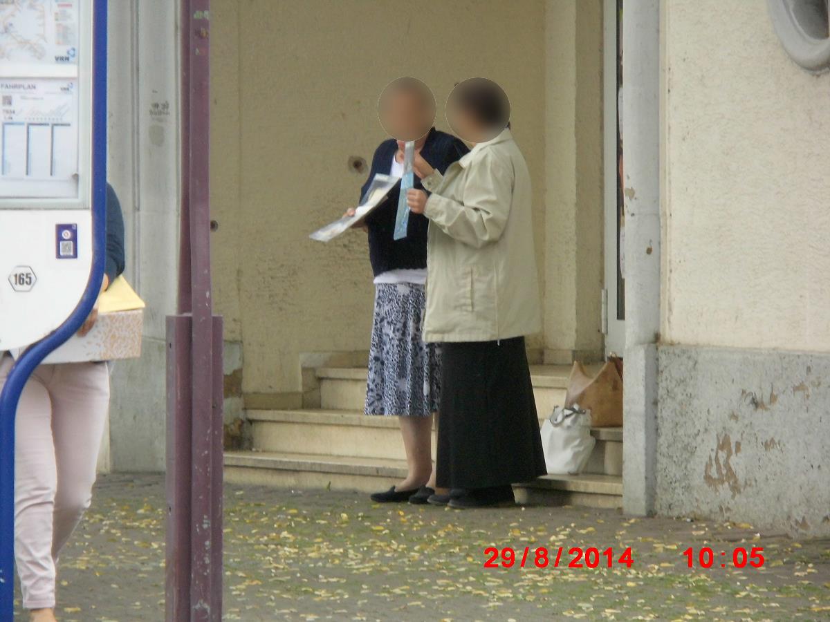 Jehovah's Witnesses in Wiesloch are advertisers for murder by bleeding to death